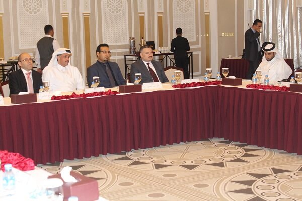 القائم بأعمال سفارة جمهورية العراق في الدوحة ضيف شرف في افتتاح دورة البروتوكول والأتكيت